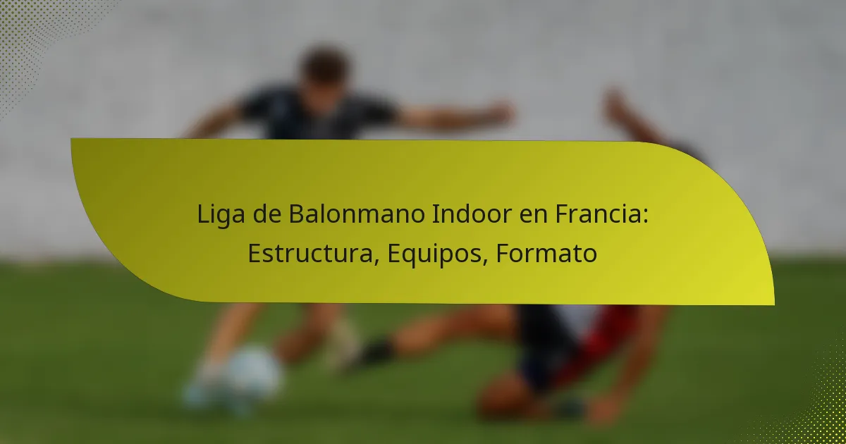 Liga de Balonmano Indoor en Francia: Estructura, Equipos, Formato